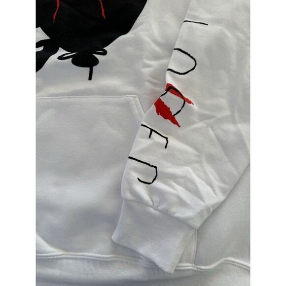 Bioworld IT Chapter 2 Enlarged Pennywise Face Adult LOVER Hoodie white M Gift - Picture 6 of 8